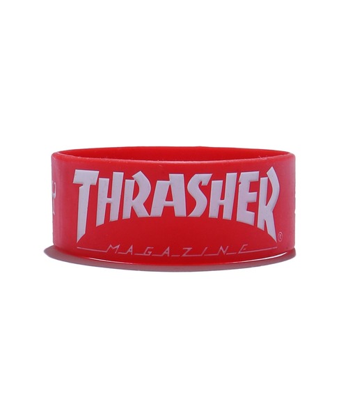 THRASHER（スラッシャー）の「THRASHER/スラッシャー RUBBER BAND ラバーバンド（バングル/リストバンド・メンズ・ブラック×ホワイト/ブラック×レッド/ブラック×ピンク/ホワイト×レッド/ブラック×ブルー/ブラック×グリーン・FREE）」の11枚目の写真