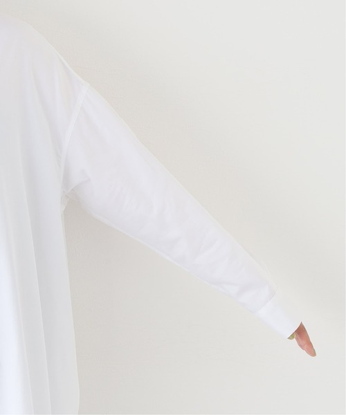 JOURNAL STANDARD（ジャーナルスタンダード）の「コットンツイルAラインワンピース（ワンピース・レディース・ホワイト/ベージュ/ベージュ系その他/モスグリーン・FREE）」の22枚目の写真