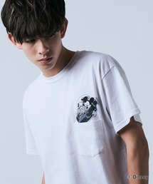 Surf Mickey Design/Pocket T〈サーフミッキーデザインポケットT〉