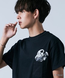 Surf Mickey Design/Pocket T〈サーフミッキーデザインポケットT〉