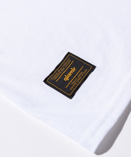 glamb(グラム)の「Surf Mickey Design/Pocket T〈サーフミッキーデザインポケットT〉(Tシャツ/カットソー・メンズ・ブラック/ホワイト・3/4/1/2)」の8枚目の写真