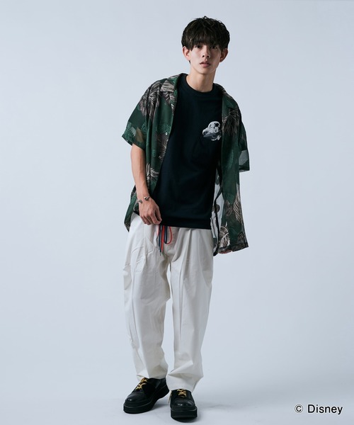 Surf Mickey Design/Pocket T〈サーフミッキーデザインポケットT〉（T