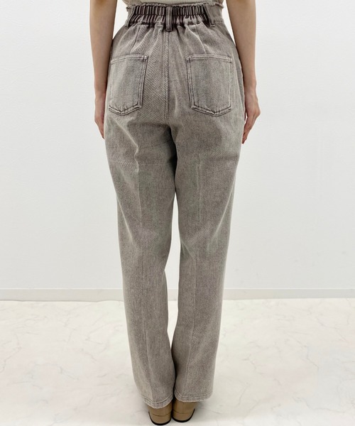 archives（アルシーヴ）の「ハイウエストカラーパンツ（デニムパンツ・レディース・ブラック/グレー/ブラウン/モカ/ベージュ・MEDIUM）」の21枚目の写真