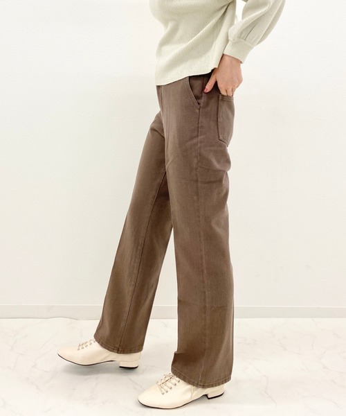 archives（アルシーヴ）の「ハイウエストカラーパンツ（デニムパンツ・レディース・ブラック/グレー/ブラウン/モカ/ベージュ・MEDIUM）」の15枚目の写真