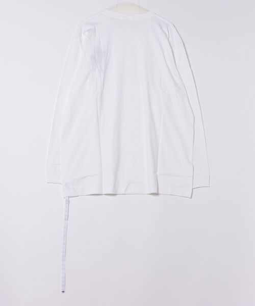 ENER(イーエヌイーアール)の「L/S embroidery Tee ”ROSE+” GRAY(Tシャツ/カットソー・メンズ・ホワイト/ブラック・M/XL)」の4枚目の写真