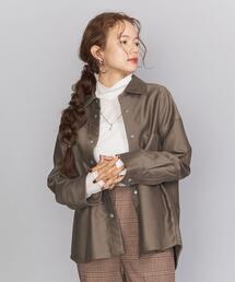 BEAUTY&YOUTH UNITED ARROWS | BY モールスキンビックロングスリーブシャツ -ウォッシャブル- о(シャツ/ブラウス)
