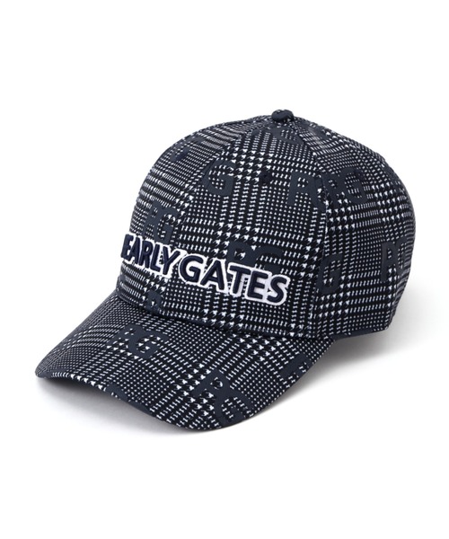 PEARLY GATES(パーリーゲイツ)の「【PEARLY GATES】グレンチェック×PGロゴ柄 キャップ (UNISEX)(キャップ)」|その他1