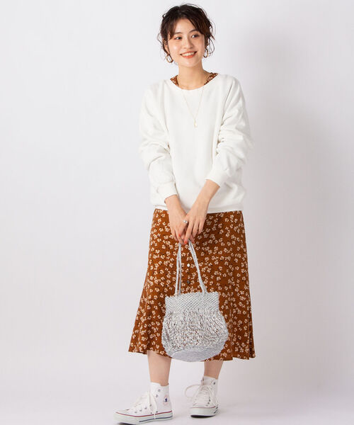 NOLLEY’S（ノーリーズ）の「小花プリントフレアワンピース（ワンピース・レディース・ブルー系その他4/ブルー系その他3/ブラウン系その他3・36/38）」の9枚目の写真