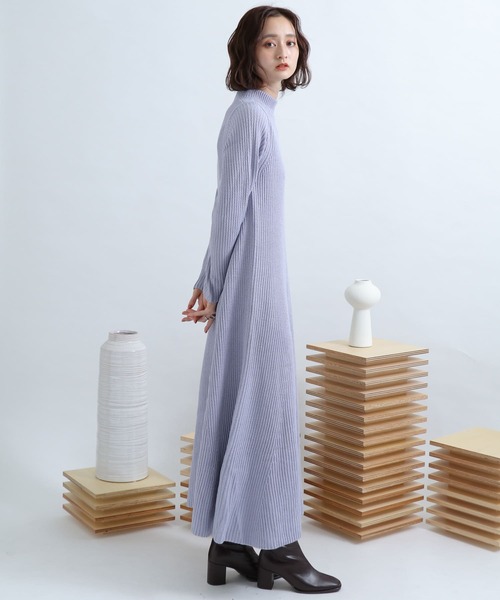 セール モックネックフレアニットワンピース ワンピース Sense Of Place By Urban Research センスオブプレイスバイアーバンリサーチ のファッション通販 Zozotown