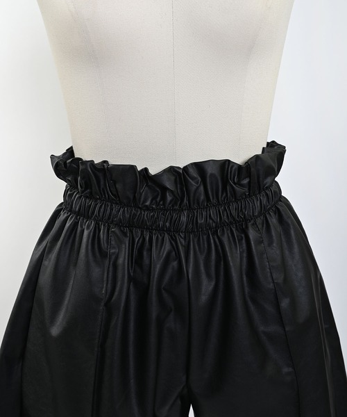 Narcissus(ナルシス)の「【Narcissus】レザーショートパンツ(その他パンツ・レディース・ブラック・FREE)」の7枚目の写真
