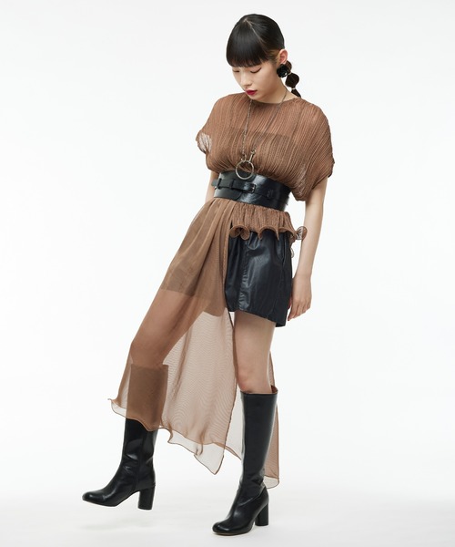 Narcissus(ナルシス)の「【Narcissus】レザーショートパンツ(その他パンツ・レディース・ブラック・FREE)」の16枚目の写真