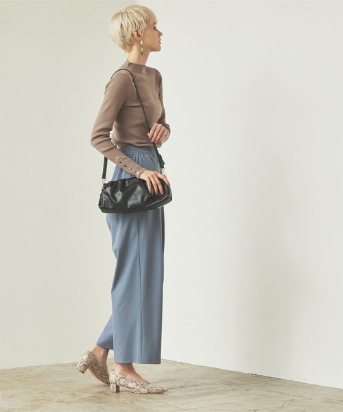 titivate（ティティベイト）の「2wayギャザークラッチバッグ（クラッチバッグ・レディース・ベージュ/ブラウン/ブラック・FREE）」の18枚目の写真