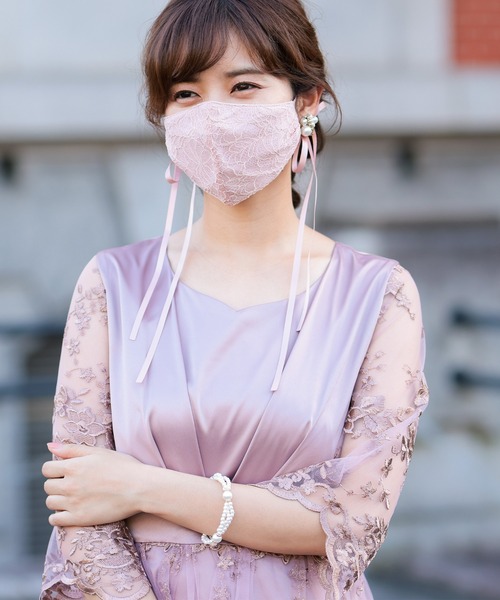 りりかママ✨レースマスク✨煌めくバタフライ✨メンズマスク✨ レースマスク マスク レースマスク 不織布 使い捨てマスク 20枚