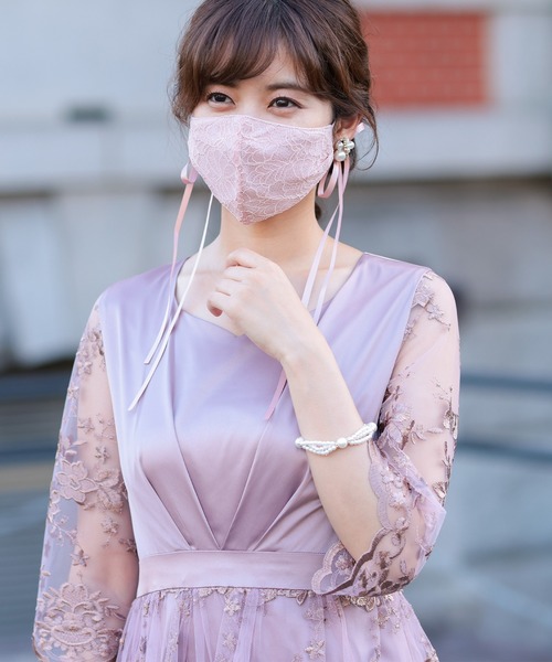 りりかママ✨レースマスク✨煌めくバタフライ✨メンズマスク✨ ぐんまちゃん 立体マスク レギュラーサイズ (個包装) ライト