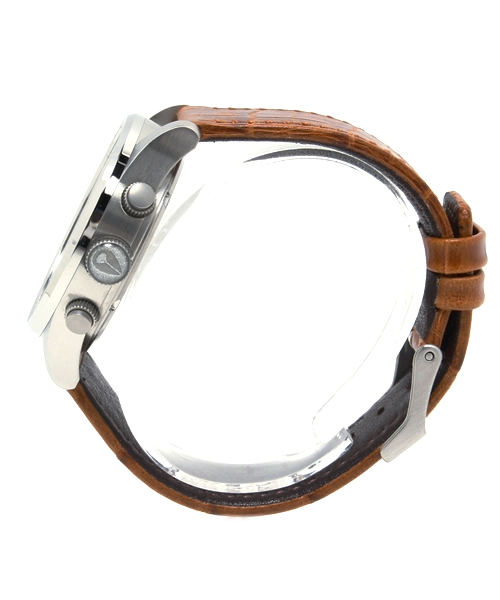 NIXON（ニクソン）の「THE SENTRY CHRONO　LEATHER（アナログ腕時計・メンズ・ブラウン/ブラウン系その他/グレー/ブルー/ブラック系その他/その他/その他2/ブラック・FREE）」の16枚目の写真