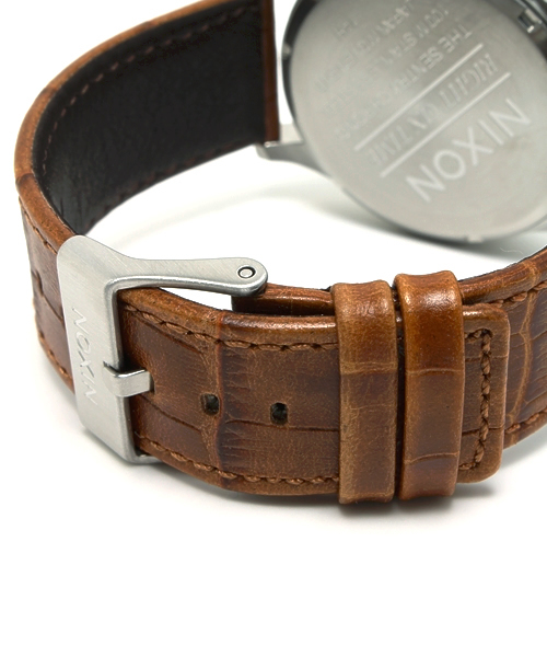 NIXON（ニクソン）の「THE SENTRY CHRONO　LEATHER（アナログ腕時計・メンズ・ブラウン/ブラウン系その他/グレー/ブルー/ブラック系その他/その他/その他2/ブラック・FREE）」の14枚目の写真