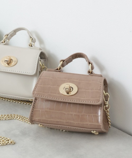 Heather（ヘザー）の「マイクロチェーンショルダー　926720（ショルダーバッグ・レディース・ホワイト系その他/ベージュ系その他/グリーン系その他・ONESIZE）」の5枚目の写真