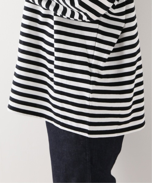 未使用 ボーダーテンジククルーネックPO 未使用 ボーダーテンジク