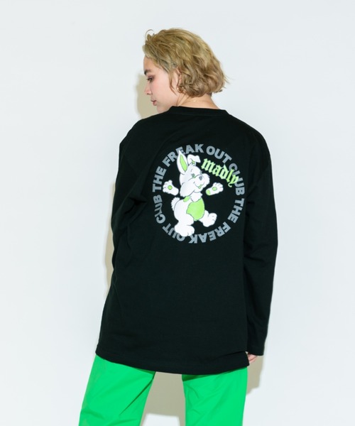 Candy Stripper(キャンディストリッパー)の「MADLY CANDY L/S TEE(Tシャツ/カットソー・レディース・オフホワイト/ブラック/イエロー・2)」の7枚目の写真