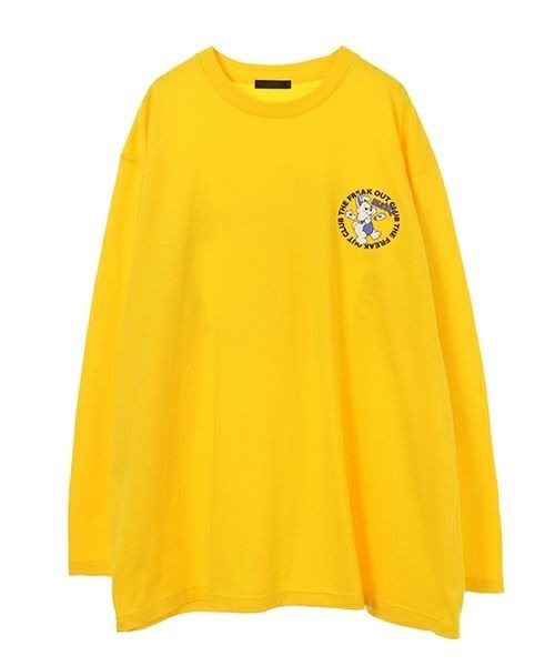 Candy Stripper(キャンディストリッパー)の「MADLY CANDY L/S TEE(Tシャツ/カットソー・レディース・オフホワイト/ブラック/イエロー・2)」の8枚目の写真