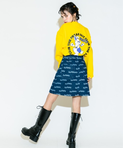 Candy Stripper(キャンディストリッパー)の「MADLY CANDY L/S TEE(Tシャツ/カットソー・レディース・オフホワイト/ブラック/イエロー・2)」の17枚目の写真