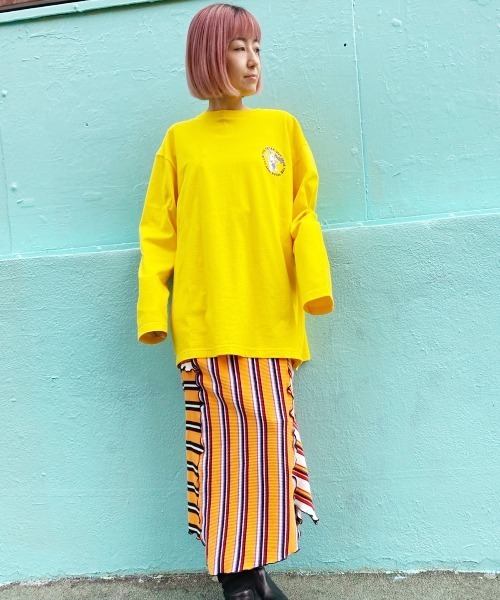 Candy Stripper(キャンディストリッパー)の「MADLY CANDY L/S TEE(Tシャツ/カットソー・レディース・オフホワイト/ブラック/イエロー・2)」の21枚目の写真