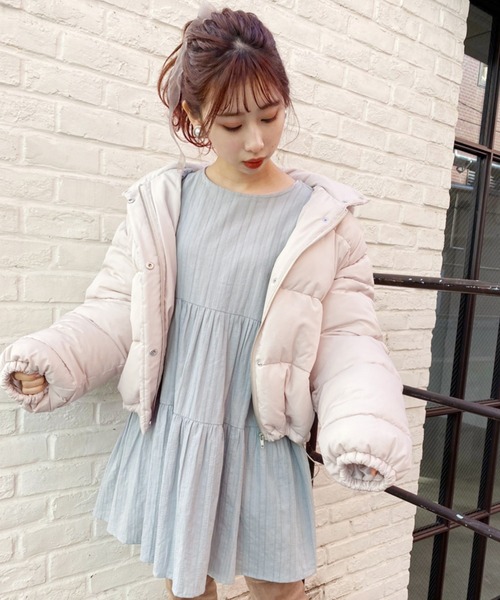 one after another NICE CLAUP（ワンアフターアナザーナイスクラップ）の「【Web限定】袖コンシャスチュニック（チュニック・レディース・ブラック/オフホワイト/サックスブルー/アイボリー・FREE）」の22枚目の写真