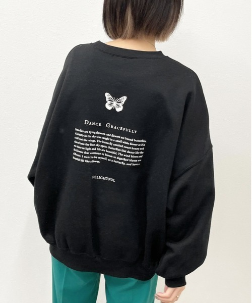 apres jour mignon(アプレジュールミニョン)の「袖ボリュームスウェット【ZOZOTOWN限定アイテム】(スウェット・レディース・ブラック/パープル/アイボリー/クリーム/ブラック系その他/グレイッシュベージュ・X-LARGE/フリー)」の14枚目の写真