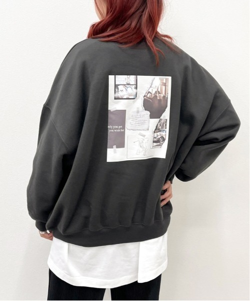 apres jour mignon(アプレジュールミニョン)の「袖ボリュームスウェット【ZOZOTOWN限定アイテム】(スウェット・レディース・ブラック/パープル/アイボリー/クリーム/ブラック系その他/グレイッシュベージュ・X-LARGE/フリー)」の18枚目の写真