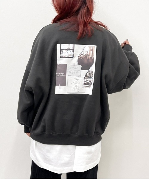 apres jour mignon(アプレジュールミニョン)の「袖ボリュームスウェット【ZOZOTOWN限定アイテム】(スウェット・レディース・ブラック/パープル/アイボリー/クリーム/ブラック系その他/グレイッシュベージュ・X-LARGE/フリー)」の19枚目の写真