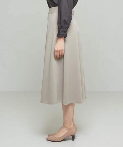 closet story（クローゼットストーリー）の「＜closet story＞□ジャージー フレア スカート -手洗い可-（スカート・レディース・ライトグレー/ライラック・FREE）」の8枚目の写真