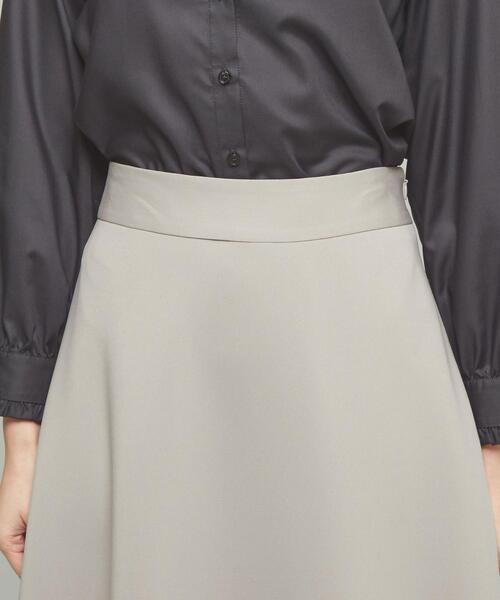 closet story（クローゼットストーリー）の「＜closet story＞□ジャージー フレア スカート -手洗い可-（スカート・レディース・ライトグレー/ライラック・FREE）」の12枚目の写真