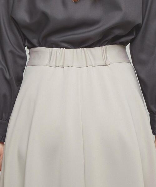 closet story（クローゼットストーリー）の「＜closet story＞□ジャージー フレア スカート -手洗い可-（スカート・レディース・ライトグレー/ライラック・FREE）」の3枚目の写真