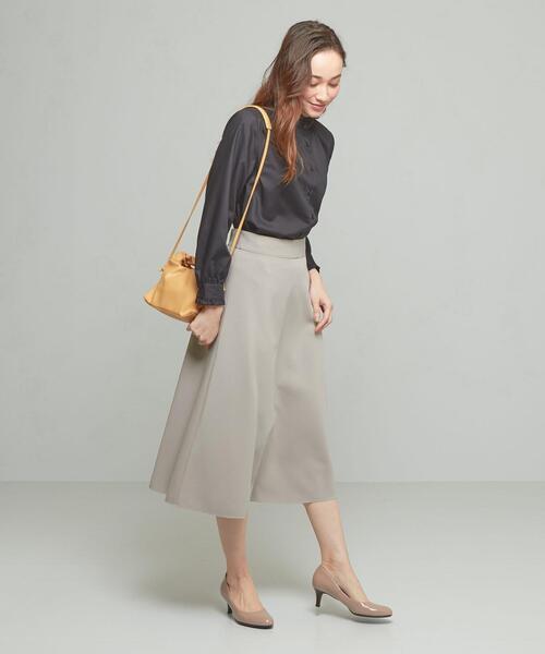 closet story（クローゼットストーリー）の「＜closet story＞□ジャージー フレア スカート -手洗い可-（スカート・レディース・ライトグレー/ライラック・FREE）」の15枚目の写真