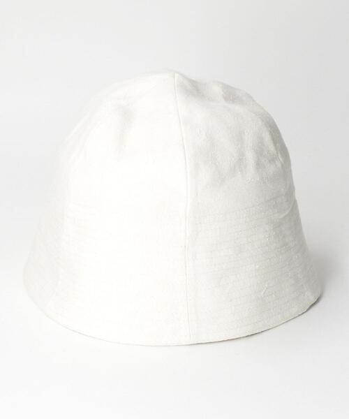 Nine Tailor（ナインテイラー）の「＜NINE TAILOR＞ CALLA HAT/ハット（ハット・メンズ・ブラック/オフホワイト・FREE）」の2枚目の写真