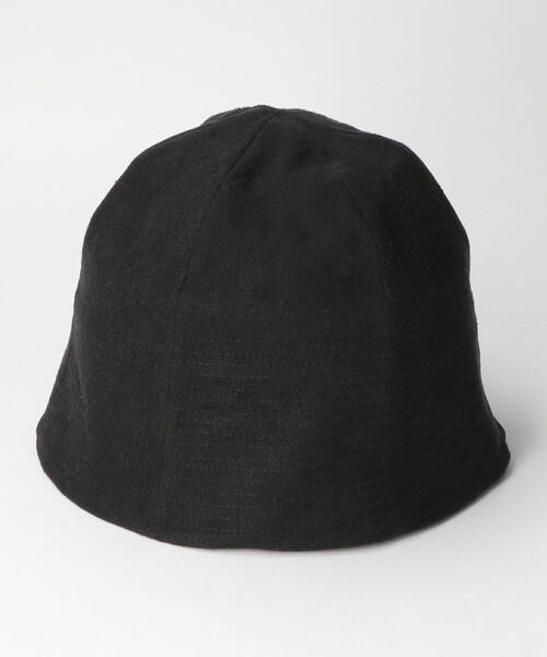 Nine Tailor（ナインテイラー）の「＜NINE TAILOR＞ CALLA HAT/ハット（ハット・メンズ・ブラック/オフホワイト・FREE）」の7枚目の写真
