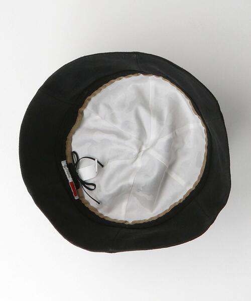 Nine Tailor（ナインテイラー）の「＜NINE TAILOR＞ CALLA HAT/ハット（ハット・メンズ・ブラック/オフホワイト・FREE）」の4枚目の写真