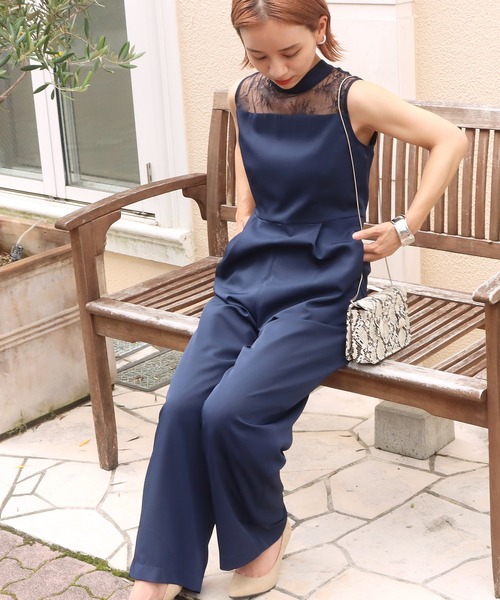 【新品】リムアーク　オールインワンパンツドレス RIM.ARK（リムアーク）の「Cotton linen all in one（つなぎ