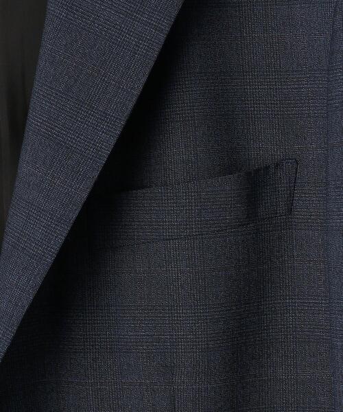 green label relaxing（グリーンレーベルリラクシング）の「［ ニッケ ] NIKKE　グレンチェック 2B MF HP- ジャケット（スーツジャケット・メンズ・ダークグレー/ネイビー・42/44/50/48/52/46）」の17枚目の写真