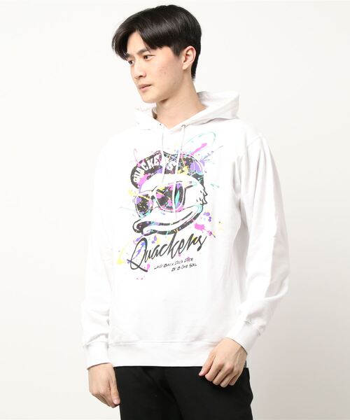 セール B One Soul ビーワンソウル ｄｕｃｋスプラッシュパーカー バックプリント ブランドロゴ パーカー B One Soul ビーワンソウル のファッション通販 Zozotown