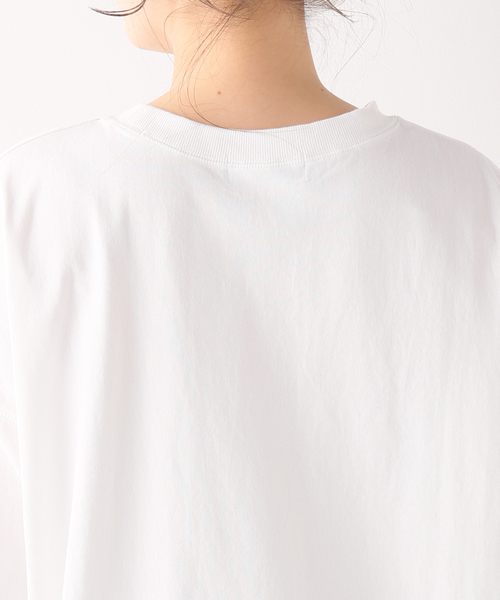 Simplicite（サンプリシテ）の「60/テンジクサイドドットロンTee（Tシャツ/カットソー・レディース・ホワイト/チャコールグレー/アイボリー・FREE）」の14枚目の写真