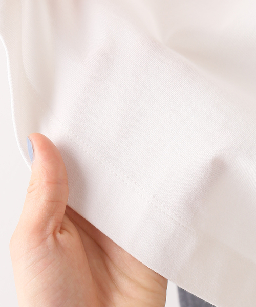 Simplicite（サンプリシテ）の「60/テンジクサイドドットロンTee（Tシャツ/カットソー・レディース・ホワイト/チャコールグレー/アイボリー・FREE）」の20枚目の写真