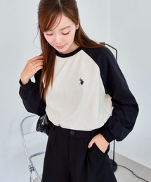 U.S. POLO ASSN. | ∴WEGO/【24年秋冬 大好評によりリバイバル!】U.S.POLO ASSN.別注だぼそでカラーロンT(Tシャツ/カットソー)