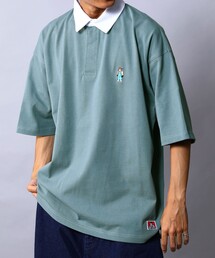 FREAK'S STORE | WEB限定 BEN DAVIS×FREAK'S STORE/ベンデイビス 別注 ビッグシルエット SSラガーシャツ/オーバーサイズ(Tシャツ/カットソー)