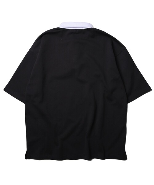 FREAK'S STORE（フリークスストア）の「WEB限定 BEN DAVIS×FREAK'S STORE/ベンデイビス 別注 ビッグシルエット SSラガーシャツ/オーバーサイズ（Tシャツ/カットソー・メンズ・ホワイト/ブラック/ベージュ/ブルーグリーン・SMALL/MEDIUM/LARGE/X-LARGE）」の19枚目の写真