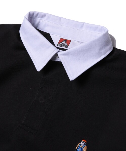 FREAK'S STORE（フリークスストア）の「WEB限定 BEN DAVIS×FREAK'S STORE/ベンデイビス 別注 ビッグシルエット SSラガーシャツ/オーバーサイズ（Tシャツ/カットソー・メンズ・ホワイト/ブラック/ベージュ/ブルーグリーン・SMALL/MEDIUM/LARGE/X-LARGE）」の7枚目の写真