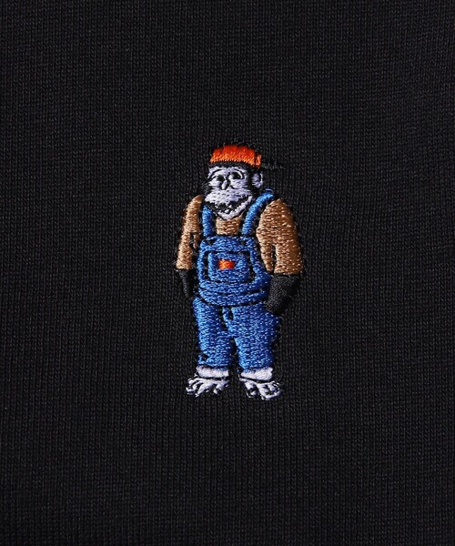 FREAK'S STORE（フリークスストア）の「WEB限定 BEN DAVIS×FREAK'S STORE/ベンデイビス 別注 ビッグシルエット SSラガーシャツ/オーバーサイズ（Tシャツ/カットソー・メンズ・ホワイト/ブラック/ベージュ/ブルーグリーン・SMALL/MEDIUM/LARGE/X-LARGE）」の13枚目の写真