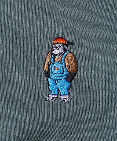 FREAK'S STORE（フリークスストア）の「WEB限定 BEN DAVIS×FREAK'S STORE/ベンデイビス 別注 ビッグシルエット SSラガーシャツ/オーバーサイズ（Tシャツ/カットソー・メンズ・ホワイト/ブラック/ベージュ/ブルーグリーン・SMALL/MEDIUM/LARGE/X-LARGE）」の18枚目の写真