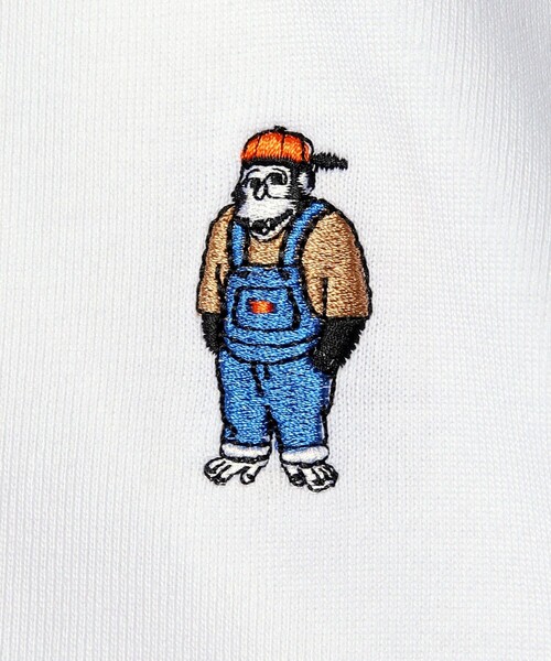 FREAK'S STORE（フリークスストア）の「WEB限定 BEN DAVIS×FREAK'S STORE/ベンデイビス 別注 ビッグシルエット SSラガーシャツ/オーバーサイズ（Tシャツ/カットソー・メンズ・ホワイト/ブラック/ベージュ/ブルーグリーン・SMALL/MEDIUM/LARGE/X-LARGE）」の8枚目の写真