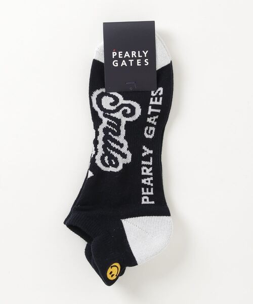 PEARLY GATES(パーリーゲイツ)の「【PEARLY GATES】SMAILE AGAIN アンクルSOX(ソックス/靴下)」|ネイビー